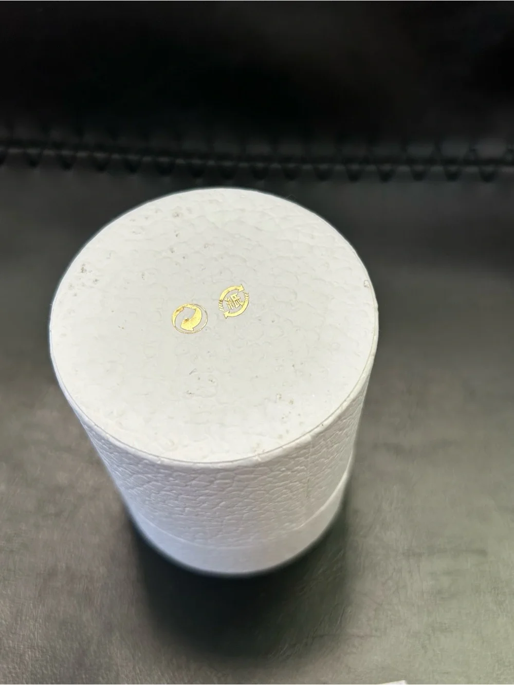 Authentic Dior Mitzah Scarf Cylinder Box – White & Gold